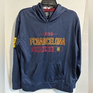 FC Barcelona 1899 Forca Barca Official Blue Pullover Hoodie